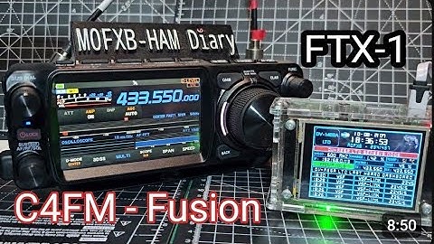 Yaesu FTX-1 , C4FM Demonstration - Pi-Star