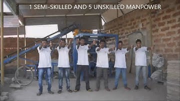 QT4 24B concrete block machine in the Caribbean, cement brick machine in Trinidad and Tobago