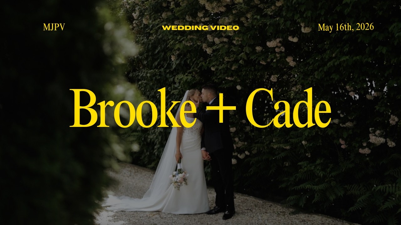 brooke + cade wedding video
