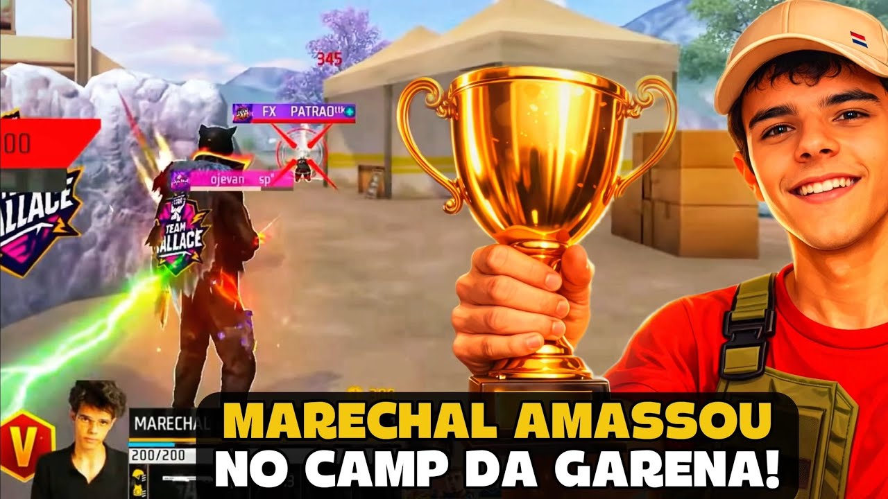 MARECHAL AMASSOU NO CAMPEONATO DOS INFLUENCIADORES DA GARENA! FREE FIRE ...