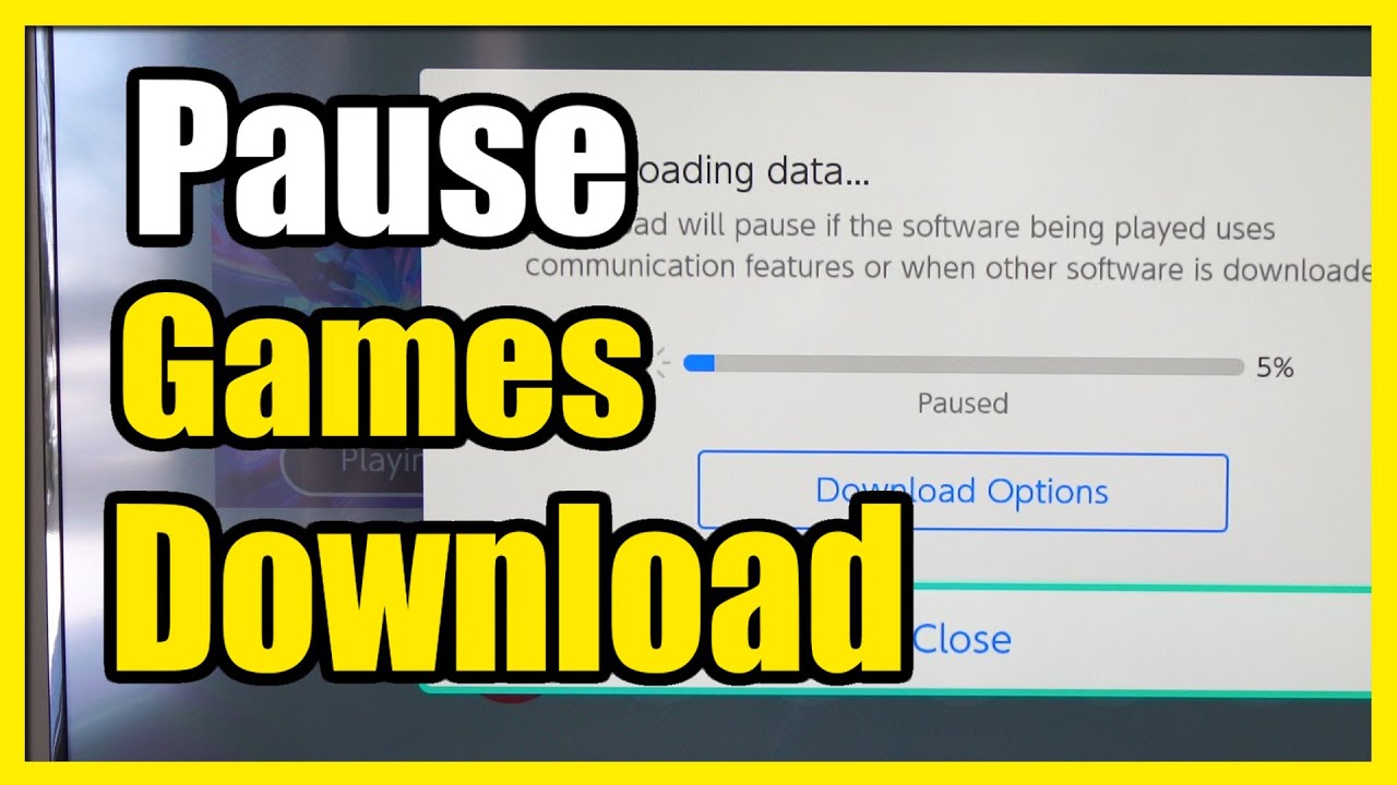 How to Pause a Game Download on Your Nintendo Switch (Fast Tutorial)