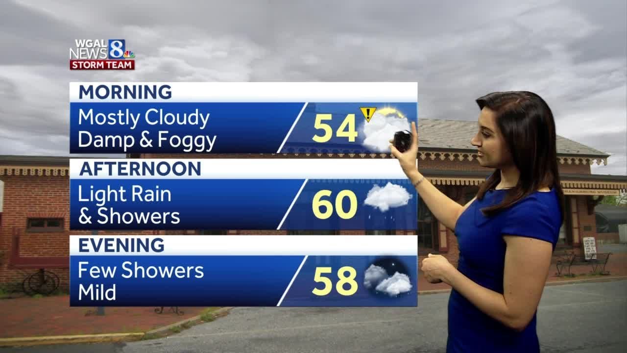 Fog may impact morning drive; showers return this afternoon - YouTube