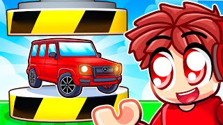 Spending $100,000 on CAR CRUSHER 2 in Roblox!
