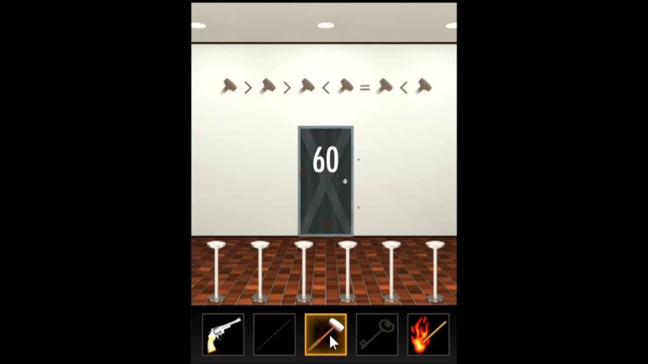 脱出ゲーム DOOORS 攻略 ステージ60 クリア【DOORS、ドアーズ】 - YouTube