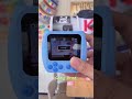 Kids Instant Print Camera: 2 Cool Print Modes! 🖨️ #gofunly #kidscamera #blue #shorts #kfc #birthday