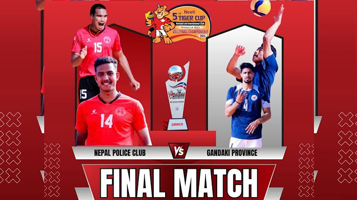 Final NEPAL POLICE CLUB  VS  GANDAKI PROVINCE | Ncell STH TIGER CUP 2025  Volleyball game Pokhara