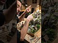 “Mini Mountain Waterfall Village on Workshop Table ⛰️💧 | Real Diorama Build”#cinematic #creative