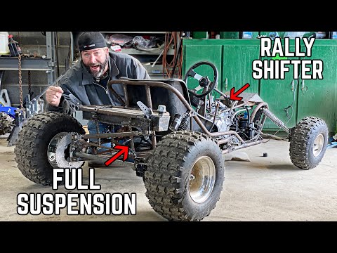 190cc 5 Speed Yard Kart Killer is almost RACE READY!! Shifter, Panhard Bar, Fuel Tank + More!