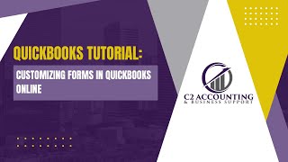 QuickBooks Tutorial: Customizing Forms In QuickBooks Online