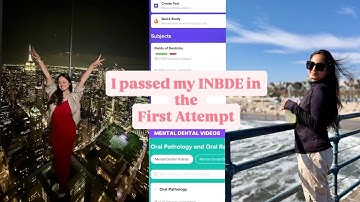 Passed my INBDE | First Attempt Success Story 😇✨ #Bootcamp #Mentaldental #USA #Dentistry