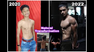 2 Year Natural Body Transformation Journey Skiny To Fit Ayush Rai Fit