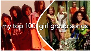 MY TOP 100 GIRL GROUP SONGS (+ SPOTIFY PLAYLIST) - my top spotify song 2016