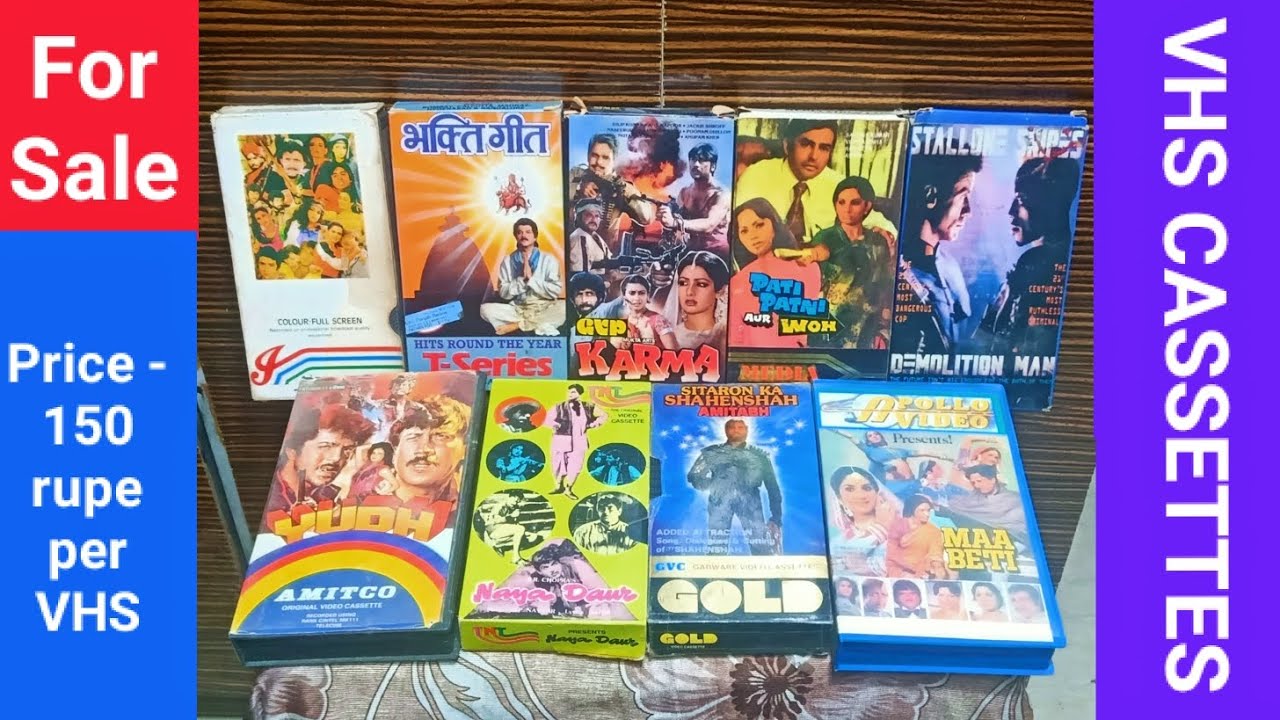 VHS CASSETTES Hindi Movie VHS Cassette Contact No 8750424840 YouTube