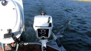 Johnson 2 horse on Grumman Sport Boat