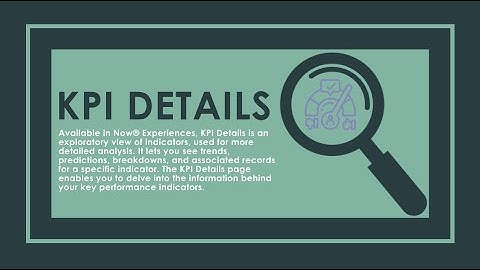 KPI Details - May 19th, 2021 - Performance Analytics Academy