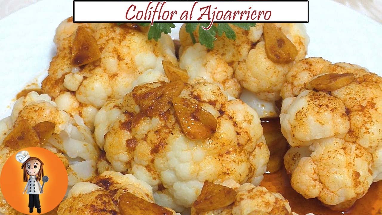 Coliflor al ajoarriero | Receta de Cocina en Familia