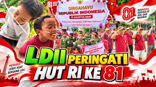 PC LDII kecamatan Setu peringati HUT RI ke 81 || kemerdekaan || lomba 17an