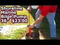 Shoreline Marine Bilge Pump 36" Unboxing & Review on Amazon water hand manual seasense
