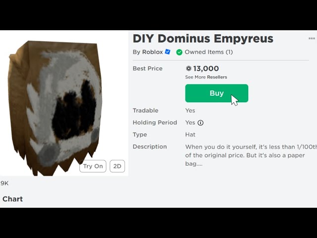 DIY Dominus Empyreus! - Roblox