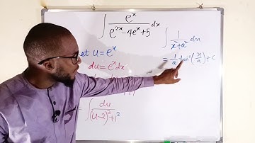 Integrating (e^x)/(e^2x - 4e^x + 5)