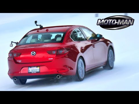 Driving the 2019 Mazda 3 AWD on Snow and Ice! TECH REVIEW