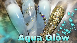 Glow in the dark acrylic nails
