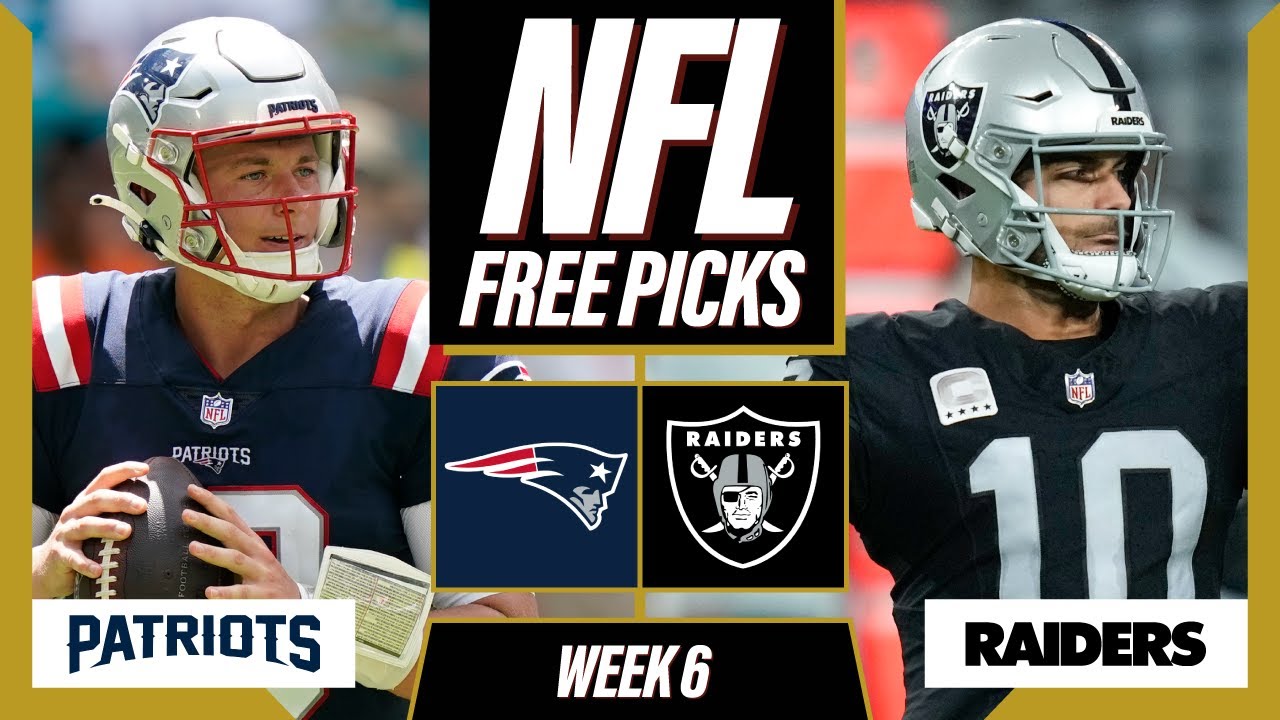 PATRIOTS vs. RAIDERS NFL Picks and Predictions (Week 6) NFL Free