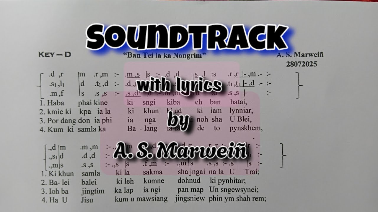 SOUNDTRACK || BAN TEI LA KA NONGRIM || Jingrwai Youth Week and Youth Sunday 2025 || 