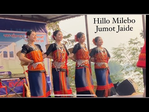 Hillo Milebo Jumot Jaide. Choreography: Ananda Chakma,/  Maky,Ratri,Subra,Srijony,/By Alpana chakma