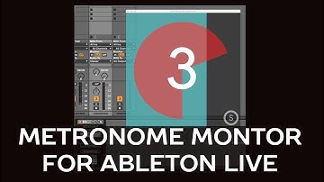 Visual Metronome Monitor for Ableton Live - Max for Live device