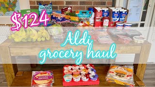 $124 ALDI 2 WEEK GROCERY HAUL FOR OUR LARGE FAMILY