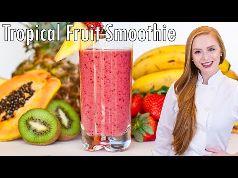 tropical-fruit-smoothie-with-coconut-milk