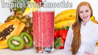 Full recipe available here:
http://tatyanaseverydayfood.com/recipe-items/tropical-fruit-smoothie/
sweet pineapple, strawberries, kiwis and other fruit combin...