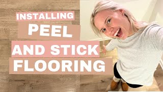 Peel & Stick Tile Installation - Without Grout:Renovating My Boyfriend's Place So I Can Move In