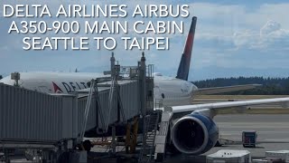 Trip Report Delta Airlines Airbus A350-900 (Main Cabin) Seattle to Taipei