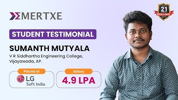 Placed at LG Soft After Embedded Course with Job Support | Sumanth’s Story