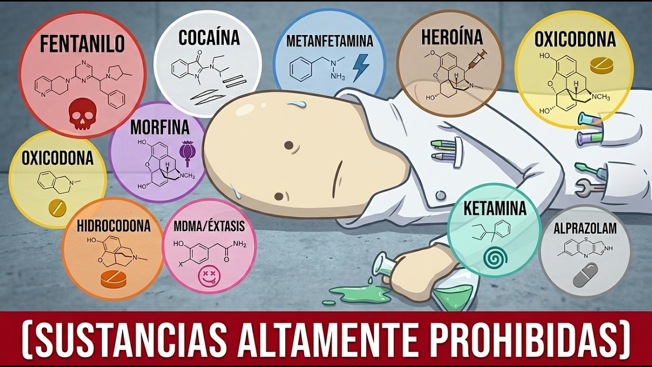 Las 11 sustancias que tu cerebro no puede ignorar (y lo que le hacen por dentro)