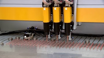 CNC Stud Welding 2 Axis 3 Weld Head Machine