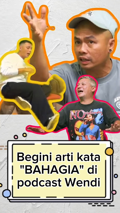 Arti kata bahagia di podcast wendi andhika #wendy #shorts #andhikapratama #artist #gadingmartin