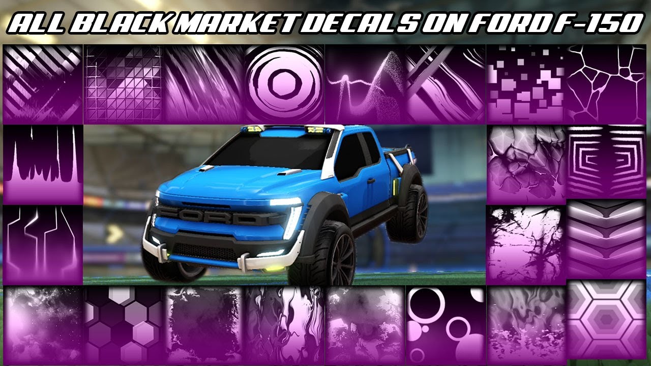 All Black Market Decal Prices