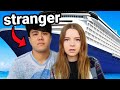 I convinced a stranger to go on a cruise with me