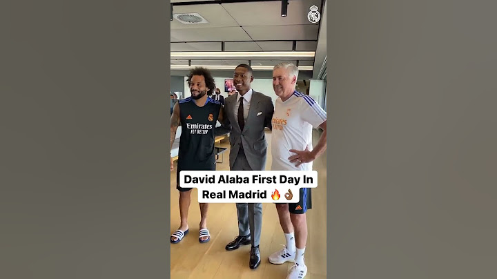 David Alaba first day in Real Madrid