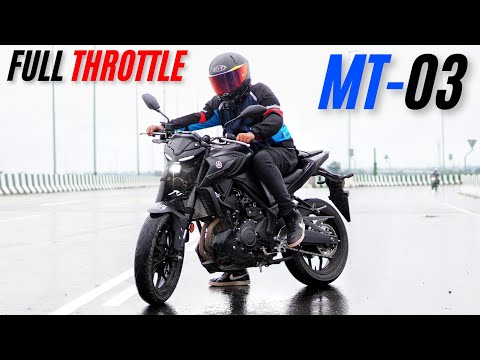 Yamaha MT-03 | Acceleration Test | Top Speed Run | The Best Twin cylinder 300cc🔥