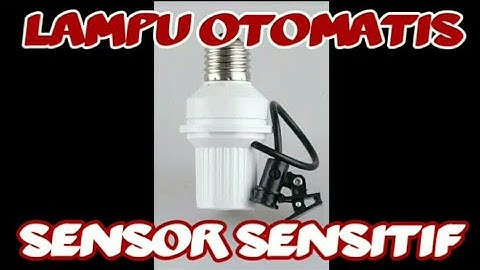 Fitting lampu sensor cahaya - fitting - fitting lampu - fitting lampu otomatis - fitting lampu led