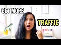 How to INCREASE TRAFFIC To Your Blog For FREE - 7 Tips To Get 80K Monthly Page Views