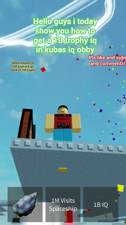 Download lagu How to get a 1B trophy in Kubas iq obby roblox @UnluckyMan252 #roblox #kubaiqobbysc