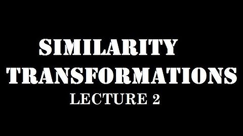 Similarity Transformation 2