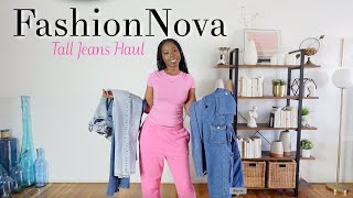 Fashionnova Tall Jeans Haul | 5'10'