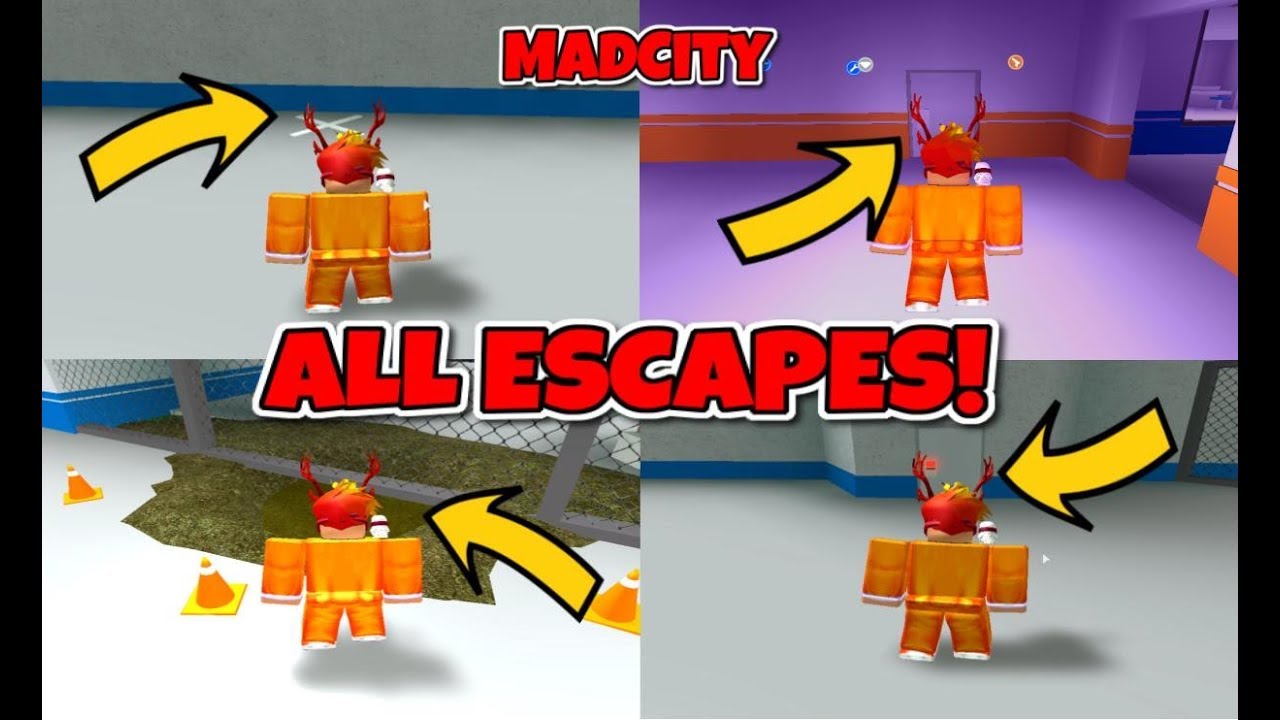 Roblox All Escapes From Prison In Madcity Mad City Youtube - roblox mad city all prison escapes