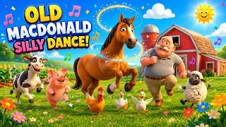 Old MacDonald Animal Dance Song 🦆🐑 | Fun Kids Cartoon Music